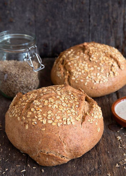 Afbeelding van Bruin Desem Spelt Gerstbrood