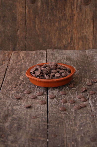 Afbeelding van Chocoladedruppels puur (250 gram)